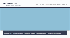 Desktop Screenshot of halunenlaw.com